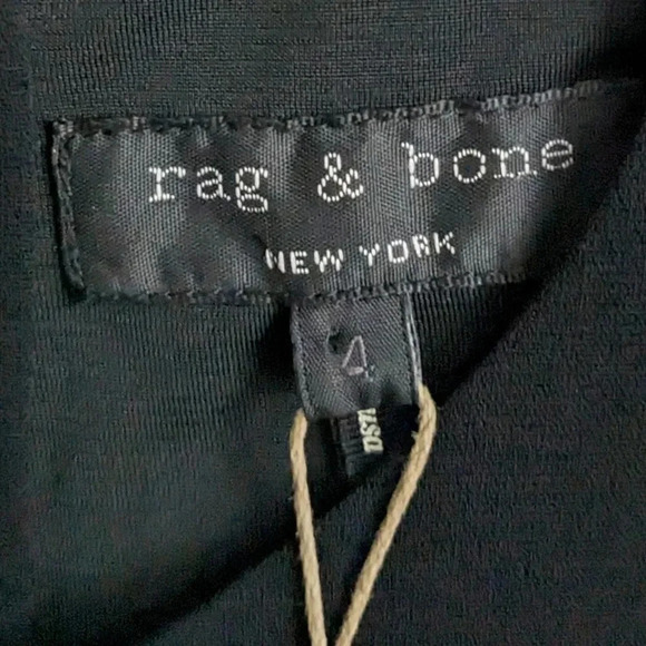 Rag & Bone Two Tone Leather Trim Tank Top - Picture 4 of 8